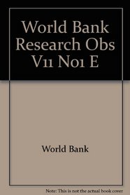 World Bank Research Obs V11 No1 E