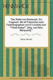 Der Rabbi von Bacharach: Ein Fragment