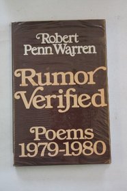 RUMOUR VERIFIED: POEMS, 1979-80