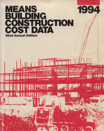 Means Building Construction Cost Data 1994