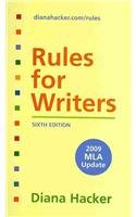Rules for Writers with 2009 MLA Update & i-cite & Extra Help for ESL Writers & MLA Quick Reference Card & APA Quick Reference Card