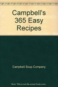 Campbell's 365 Easy Recipes