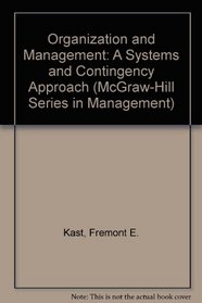 Organization and Management (McGraw-Hill Series in Management)