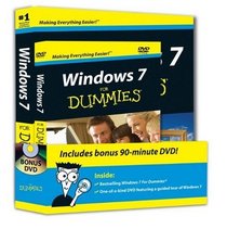 Windows 7 For Dummies Book + DVD bundle (For Dummies (Computer/Tech))