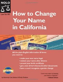 How to Change Your Name in California