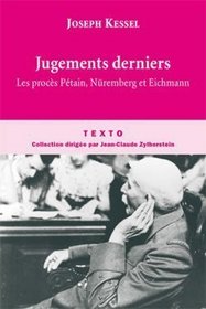 Jugements derniers (French Edition)