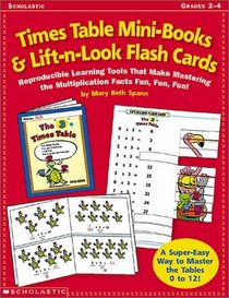 Times Table Mini-books & Lift-n-Look Flash Cards (Grades 2-4)