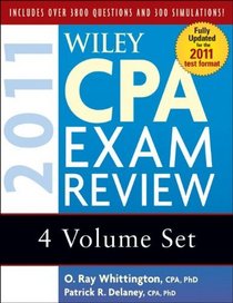 Wiley CPA Exam Review 2011, 4-volume Set (Wiley Cpa Examination Review (4 Vol Set))