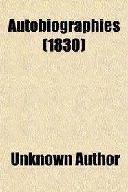 Autobiographies (1830)