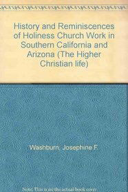 HIST & REMINIS OF HOLINESS (