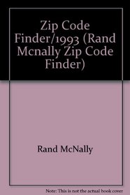 Zip Code Finder/1993 (Rand Mcnally Zip Code Finder)
