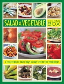 Salad & Vegetable Cooking Box: A collection of tasty ideas in two step-by-step cookbooks