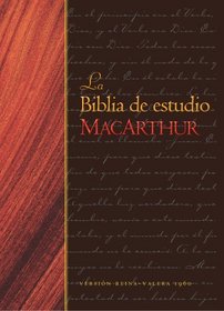 La Biblia De Estudio Macarthur/ The Macarthur Study Bible: Reina-Valera 1960, Piel, Negra