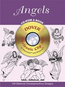 Angels CD-ROM and Book (Dover Electronic Clip Art)