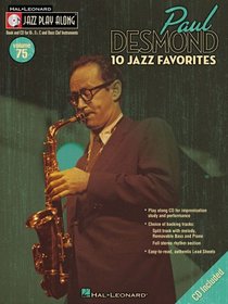 Paul Desmond Jazz Play-Along Vol. 75 BK/CD (Jazz Play-Along)