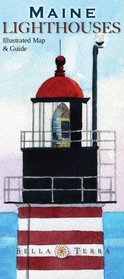 Maine Lighthouses Map - Illustrated Guide
