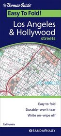 Rand Mcnally Los Angeles Hollywood Easy Finder: Local Street Detail / California (EasyFinder)