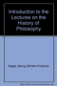 Introduction to the Lectures on the History of Philosophy