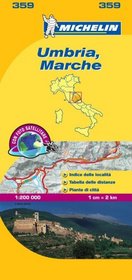 Marche and Umbria (Michelin Regional Maps)