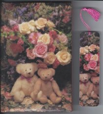 Teddy Bears and Roses Journal with Bookmark