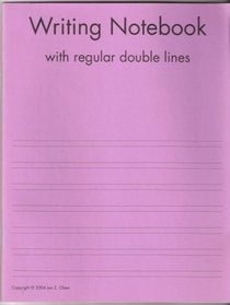 Writing Notebook with Regular Double Lines