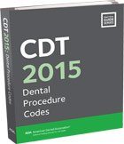 CDT 2015: Dental Procedures Codes
