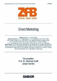 Zeitschrift fr Betriebswirtschaft - Ergnzungsheft 2007/3. Direct Marketing