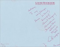 Louise Bourgeois: The Insomnia Drawings, Special Ltd. Edition