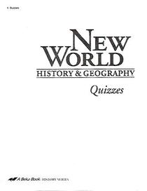 A Beka New World History and Geography Quizzes