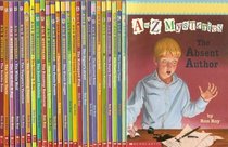 A to Z Mysteries Complete 26-Book Set (The Absent Author, The Bald Bandit, The Canary Caper, The Deadly Dungeon, The Empty Envelope, The Falcon's Feathers, The Goose's Gold, The Haunted Hotel, The Invisible Island, The Jaguar's Jewel, The Kidnapped King, 
