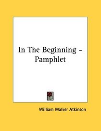In The Beginning - Pamphlet