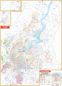 Chattanooga, TN (City Wall Maps)