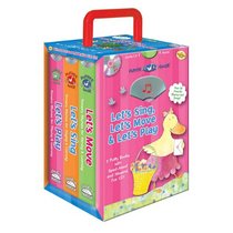 Mother Goose 3 Pack: Let's Play, Let's Sing, Let's Move (Padded board books with audio CD and carrying case) (Storybook Sets)