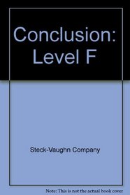 Sv Comp Sk-Conclusions LVL F (Steck-Vaughn Comprehension Skills)