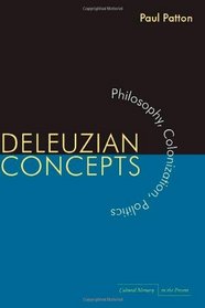 Deleuzian Concepts: Philosophy, Colonization, Politics (Cultural Memory in the Present)
