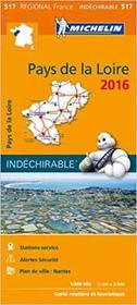 Carte Regional 517 : Pays de la Loire - 2016 ; Indechirable ; tear-resistant (French Edition)