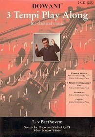Beethoven - Sonata (Spring) for Piano and Violin Op. 24 in F Major: Booklet/2-CD Pack (Dowani Book/CD)