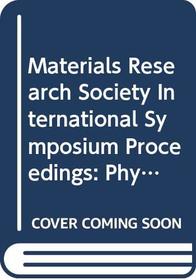 The Physical Metallurgy of Cast Iron (Materials Research Society V Symposia Proceedings, Vol 34)