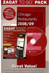 Zagat to Go Pack Chicago Restaurants 2008/09 (Zagat to Go Packs)