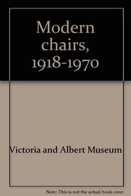 Modern chairs, 1918-1970