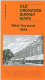 West Norwood 1894: London Sheet 136 (Old Ordnance Survey Maps of London)