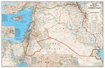Iraq and the Heart of the Middle East Laminated Wall Map