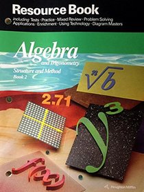 Resource Book Algebra and Trigonometry Structure and Method Book 2