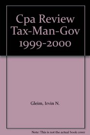 Cpa Review Tax-Man-Gov 1999-2000