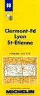 Michelin Clermont-Ferrand/Lyon/St. Etienne, France Map No. 88 (Michelin Maps & Atlases)