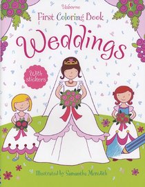 Weddings Sticker Color Book (Sticker Dolly Dressing)