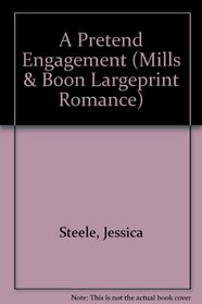 A Pretend Engagement (Large Print)