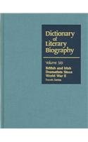Dictionary of Literary Biography: British and Irish Dramatists Since WWII