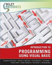 Wiley Pathways Introduction to Programming using Visual Basic (Wiley Pathways)
