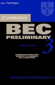 Cambridge BEC Preliminary 3 Audio Cassette (BEC Practice Tests)